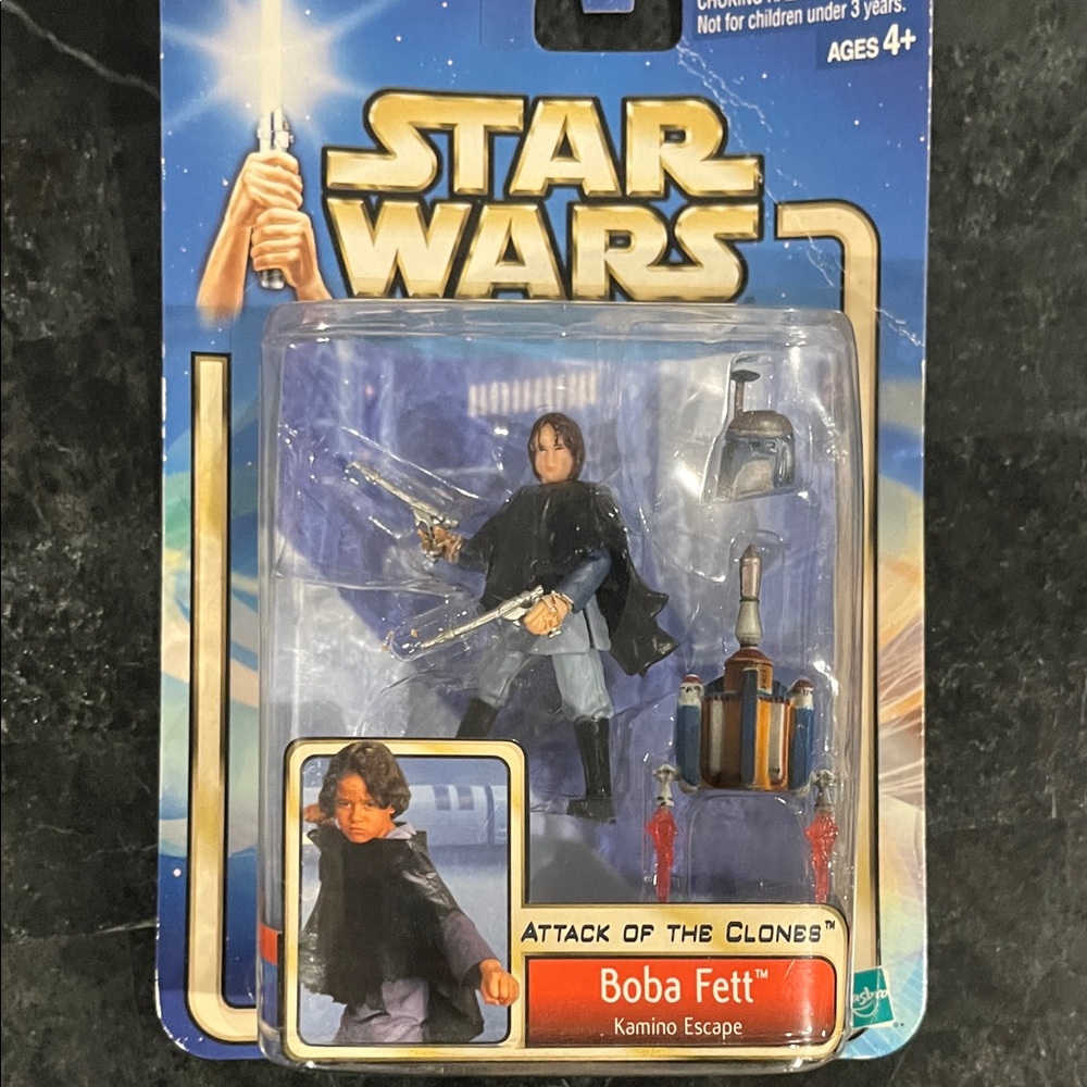 Star Wars Boba Fett Kamino Escape Figure - Black and Blue
